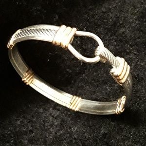 Gold & Silver St Croix Island Hook Bracelet